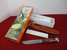 Marble's Gladstone-Expert Tigerwood/Aluminum Fixed Blade Knife