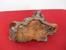 1-Piece Burlwood Carved Bowl