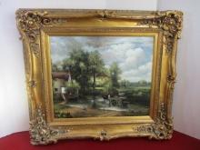 "The Hay Wain" by John Constable 1821 Oil Painting