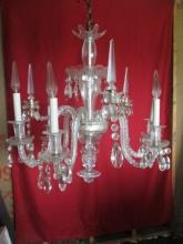 *Crated Phil R. Hinkley Co. Crystal Chandelier-A