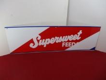 Super Sweet Feeds Metal Advertising Sign
