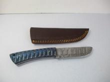 Hand Made Damascus Fixed Blade Knife-O