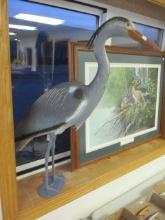 Full Sized Great Blue Heron Decoy