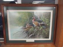 "Woods N Water" by Les Didier Framed Print