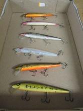 Smithwick Rouge Fishing Lures-Lot of 6 (C)