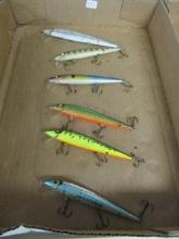 Smethwick Rouge Fishing Lures-Lot of 6 (D)