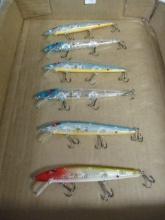 Smithwick Rouge Fishing Lures-Lot of 6 (G)