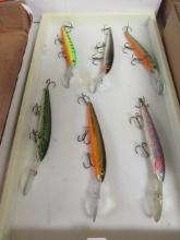 Rapala Husky Jerk Lures-Lot of 6