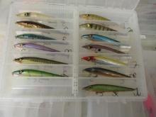 Smithwick Rouge Mixed Fishing Lures w/ Box-Lot of 14