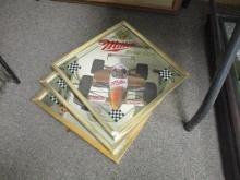 Miller High Life Racing Advertising Mirrors-Lot of 3