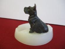 Oshkosh, WI Marble Ashtray w/ Scottie Dog