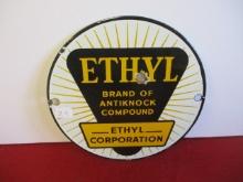 Ethyl Porcelain Advertising Sign