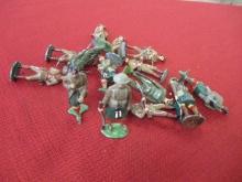 Mixed Military Coffee Table Books + Bonus Lead Soldiers