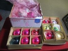 Vintage Shiny Bright Christmas Ornaments