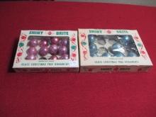Mini Vintage Shiny Bright Ornaments