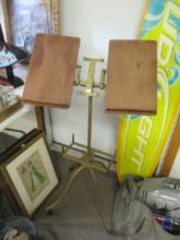 *L.W. Noyes Chicago Antique Music Book Stand