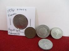 Mixed Foreign Coins-Lot of 5