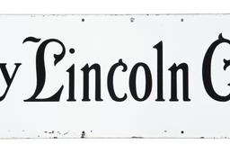 Mary Lincoln Candies Porcelain Sign