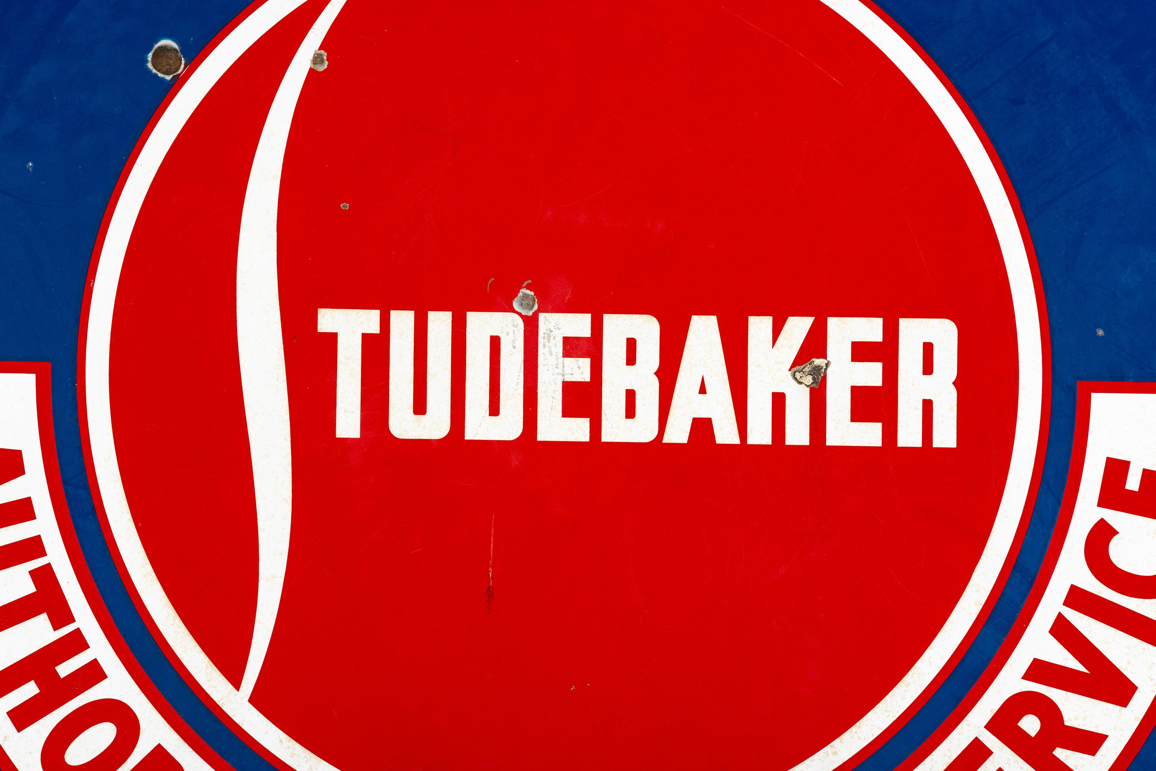 Studebaker Sales & Service Porcelain Sign