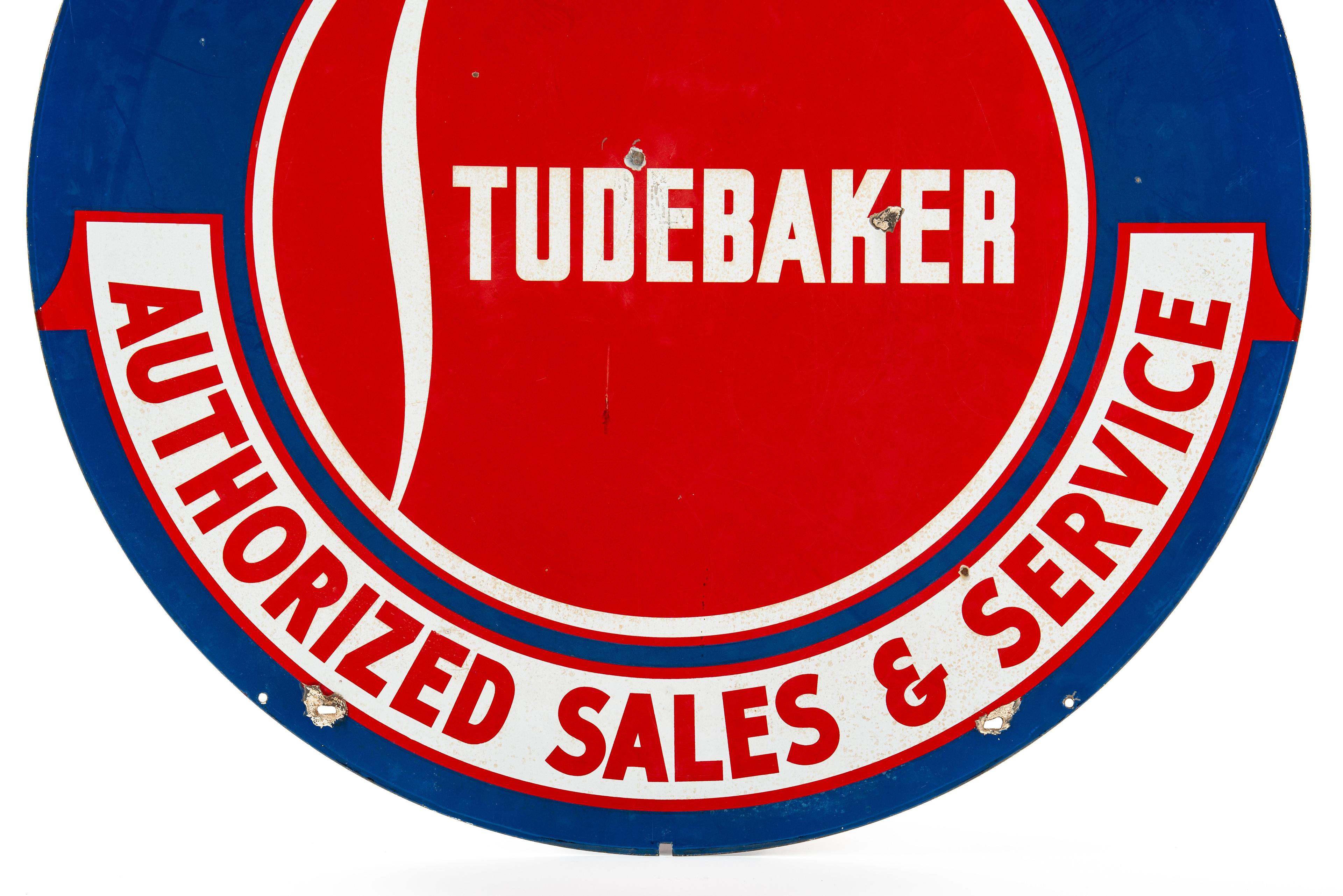 Studebaker Sales & Service Porcelain Sign