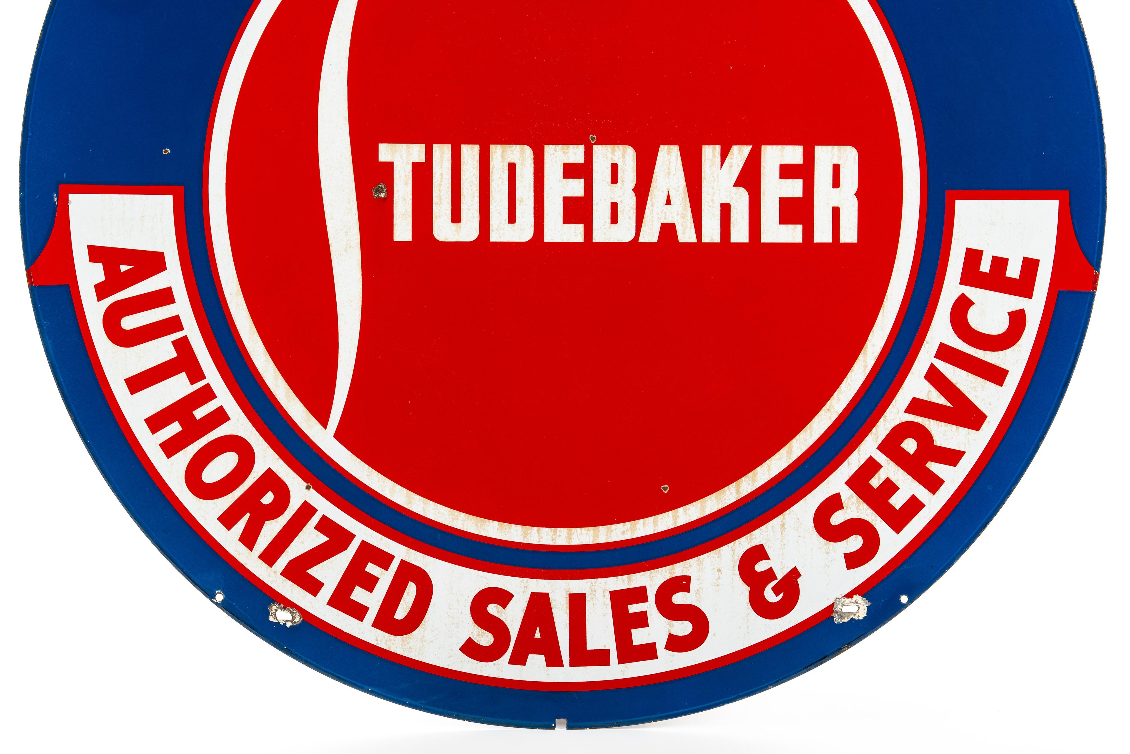 Studebaker Sales & Service Porcelain Sign