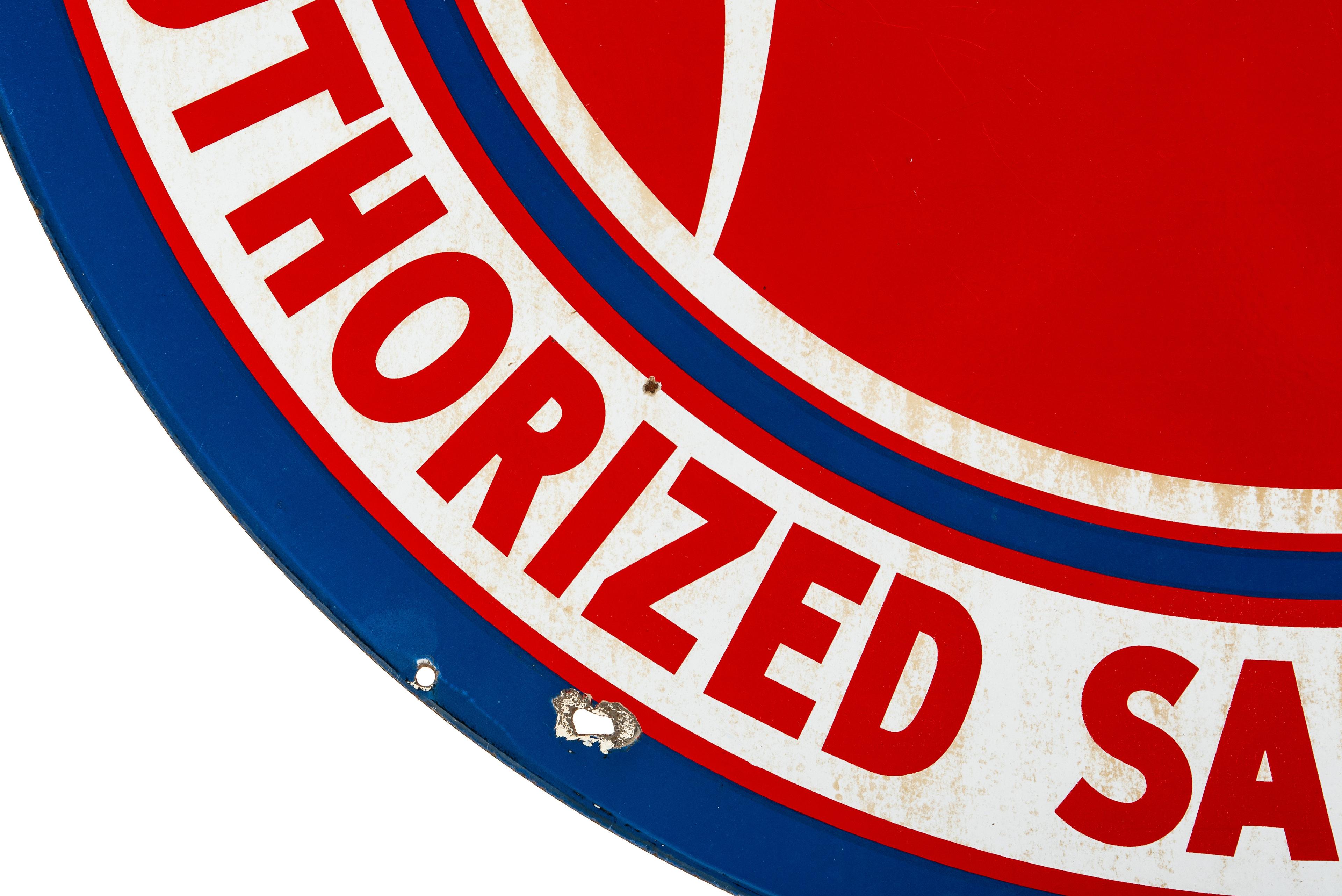 Studebaker Sales & Service Porcelain Sign