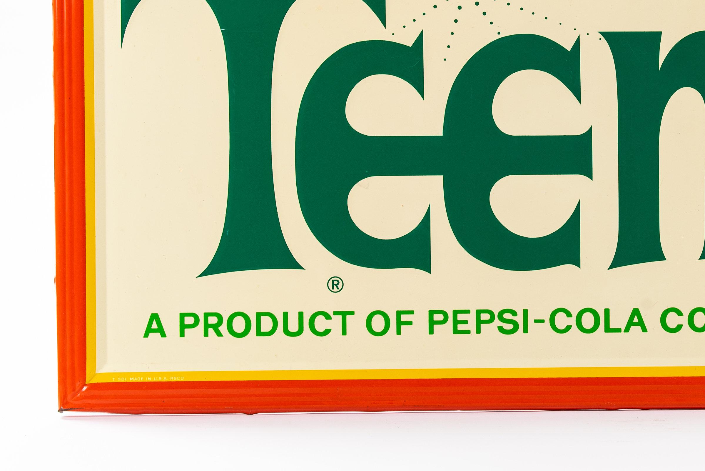 Enjoy Team A Product Of Pepsi-Cola Tin Sign