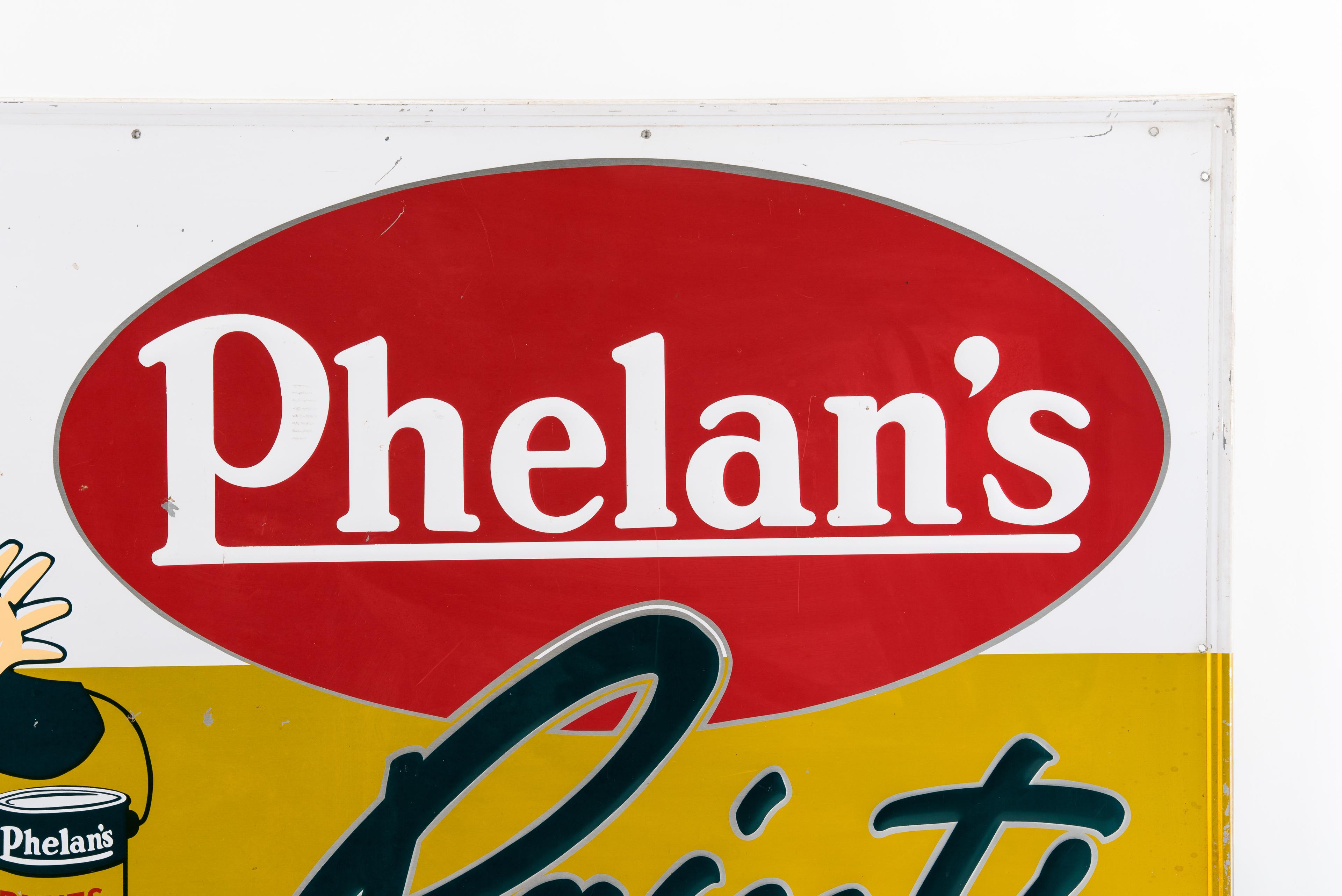Phelan's Paints Large Tin Sign