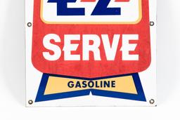 E-Z Serve Gasoline Porcelain PP