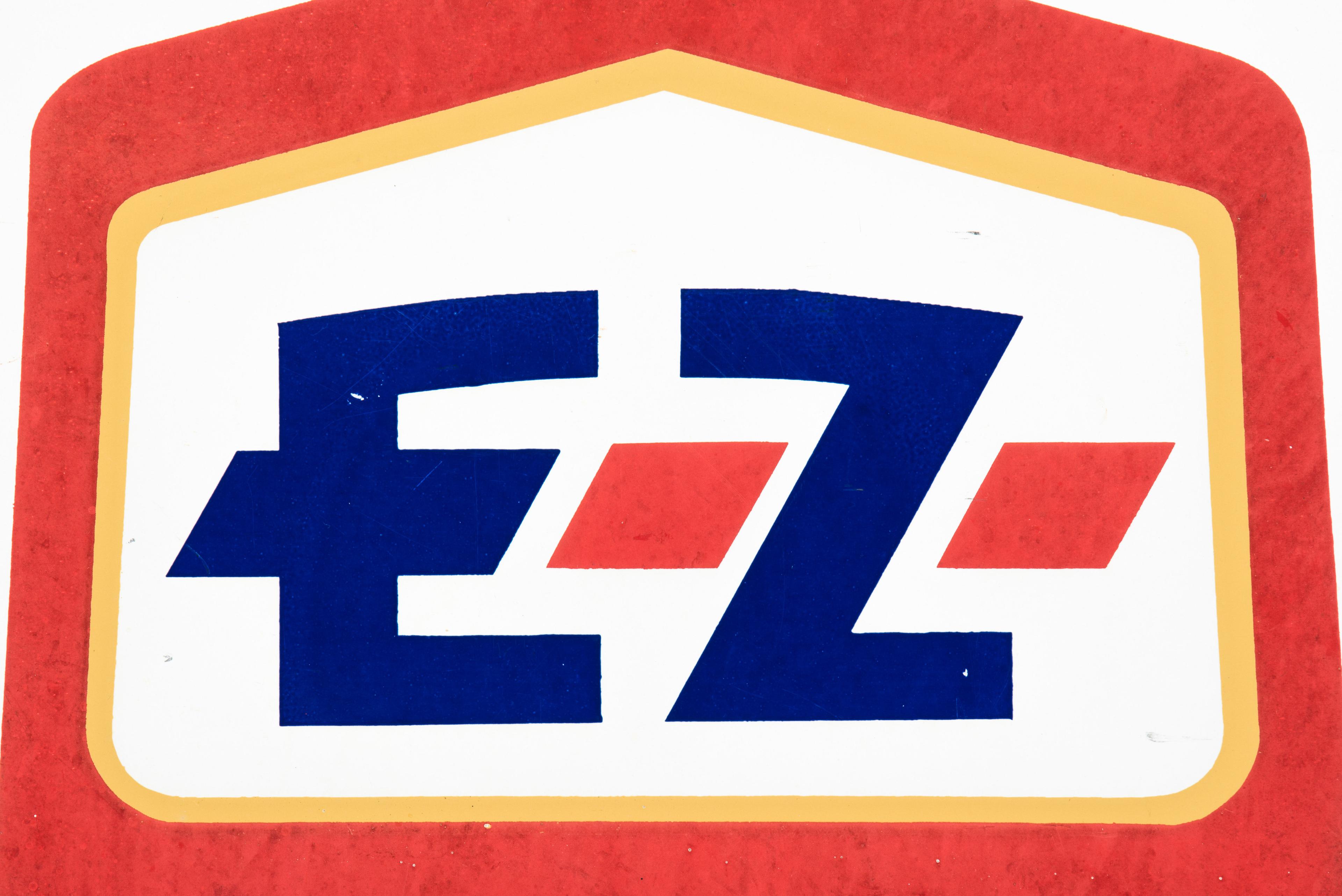 E-Z Serve Gasoline Porcelain PP