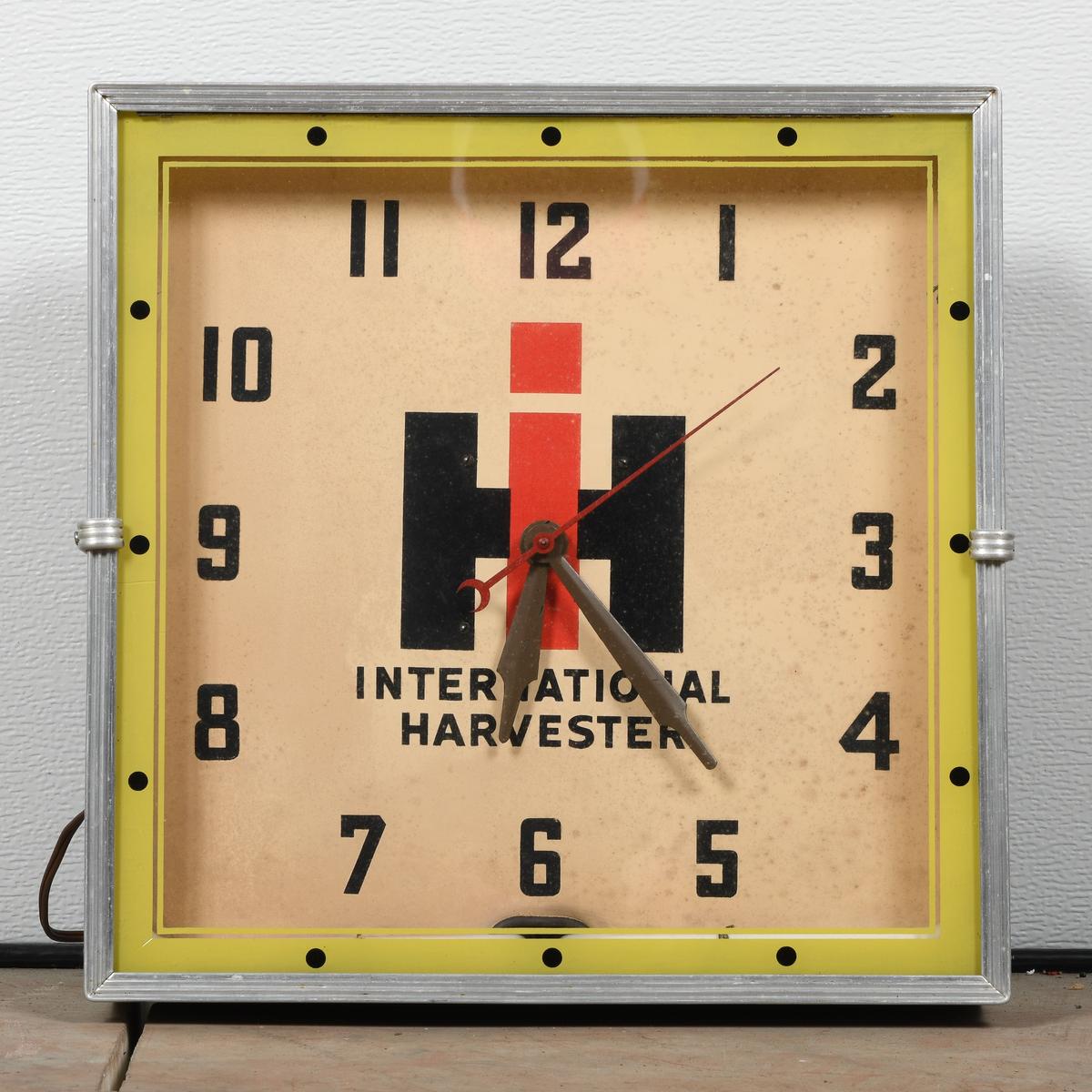 International Harvester Neon Clock
