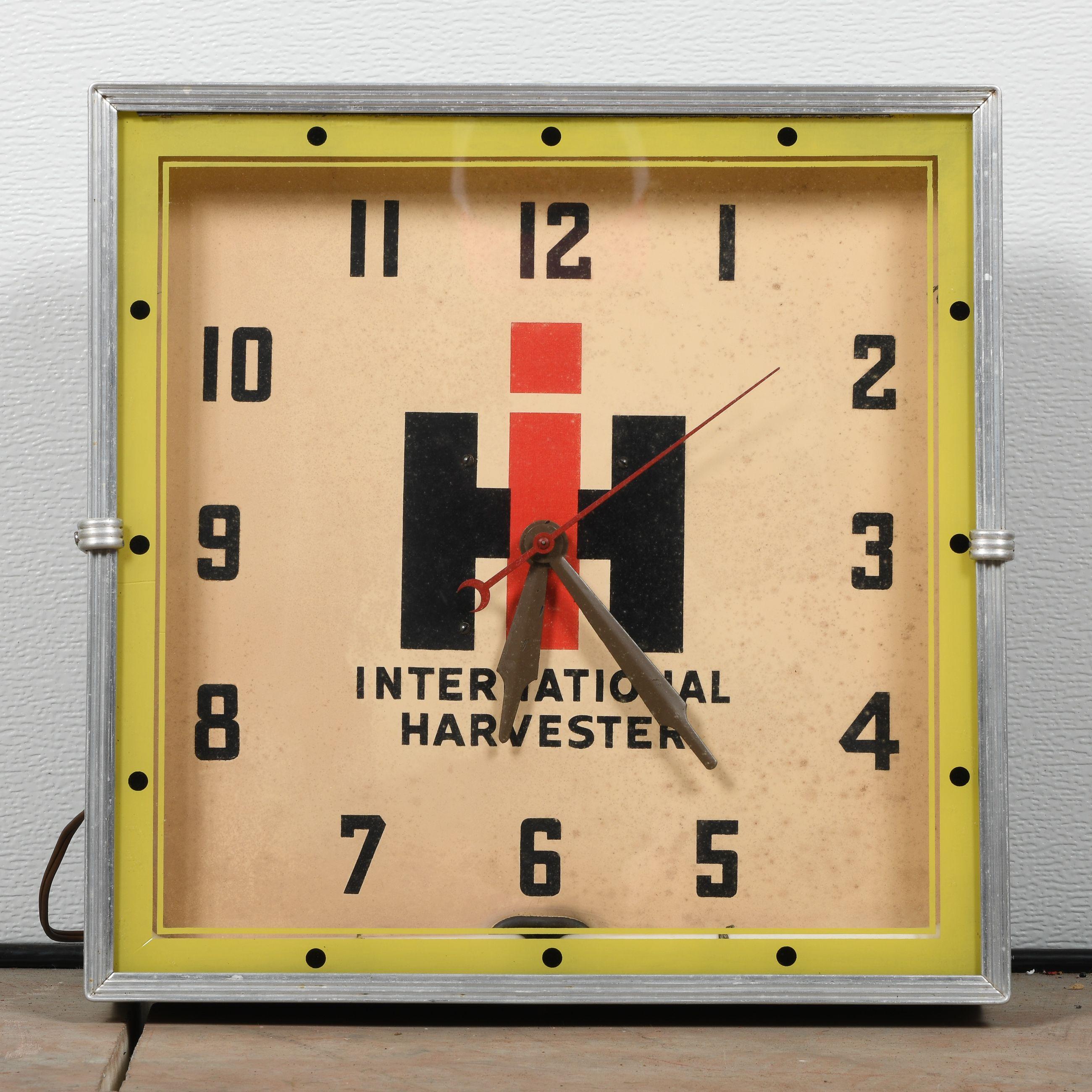 International Harvester Neon Clock