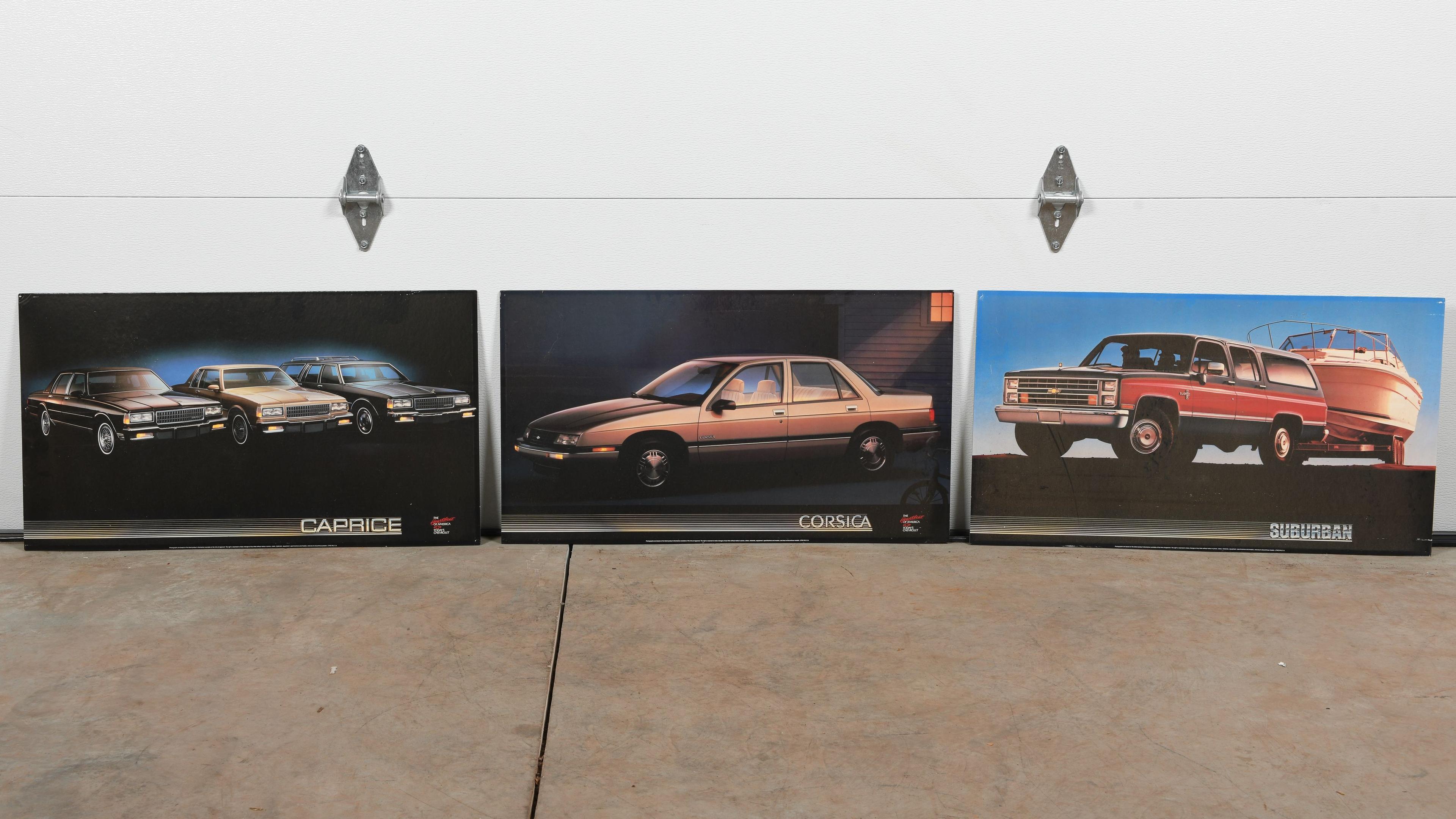 Lot Of Three Chevrolet Illustrations