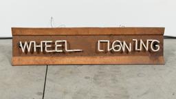 Wheel Aligning Neon Sign