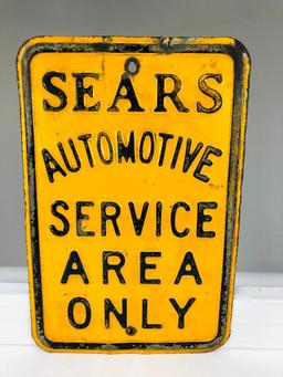 Sears Automotive Service Area Sign