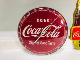 Lot Of 2 Coca Cola Thermometers