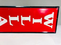 Willard Batteries Tin Sign