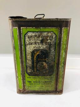 Texaco Motor Oil Can