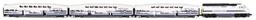 O Gauge Metrolink #881 Engine with 2-#634 & #143 Coaches