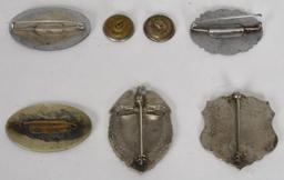 2-Union Pacific Railroad Badges and others