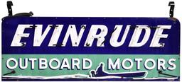 Evinrude Outboard Motors w/Great Graphics Neon Sign