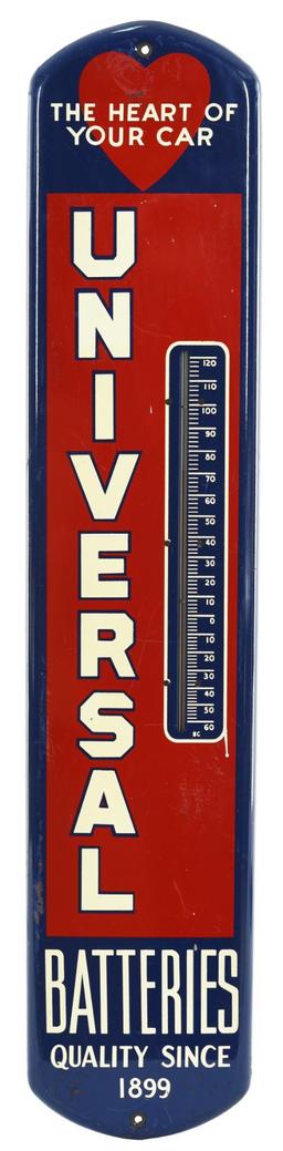 Universal Batteries "The Heart of Your Car" Thermometer