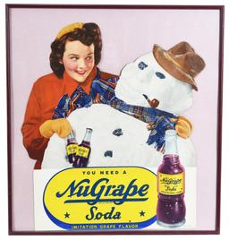 You Need A NuGrape Soda Cardboard Sign