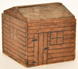 Buckeye Log Cabin Havana Cigar Box