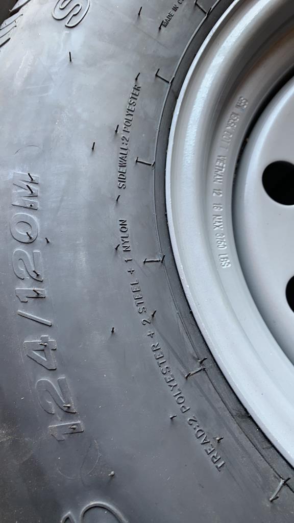 3 of 4 new tires 235/80 R16 w/ rim