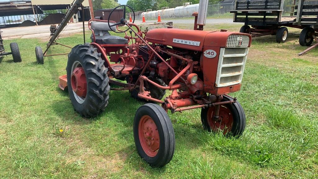 Farmall 140 with Hardee bushhog