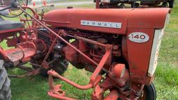 Farmall 140 with Hardee bushhog