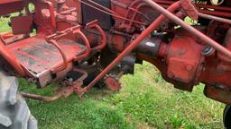Farmall 140 with Hardee bushhog