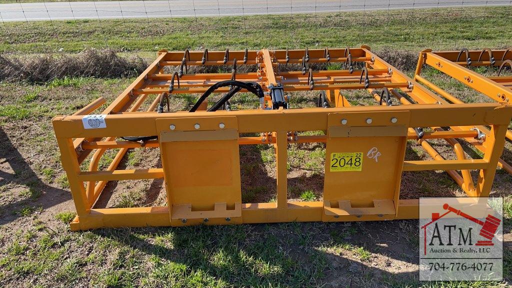 LandHonor Square Bale Grapple - Skidsteer Attach