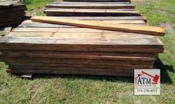 (55) 8' Decking Board From Old Bridge